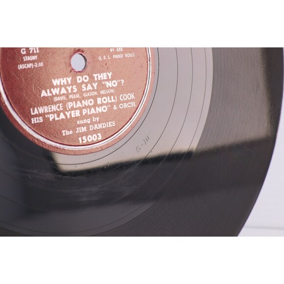 Lawrence Cook - Old Piano Roll Blues/Why Do They Always 1950 78 pm Record 15003 - Picture 12 of 16